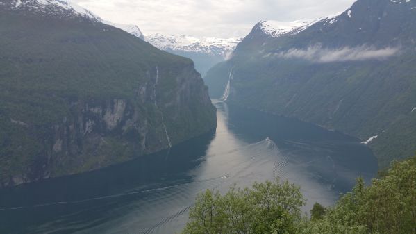 Geirangerfjord, Nordrichtung